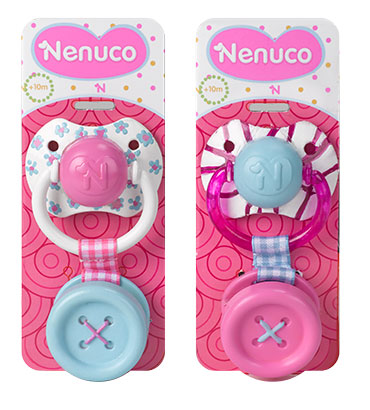 NENUCO 2 Tétines Avec Clip Achat / Vente accessoire poupon Cdiscount