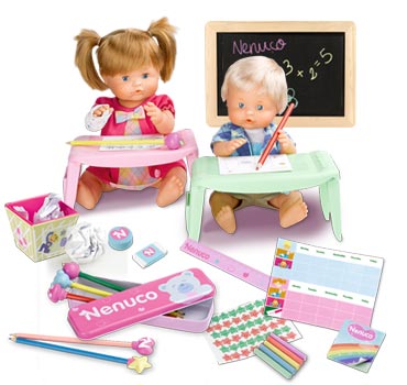 bambola nenuco scuola