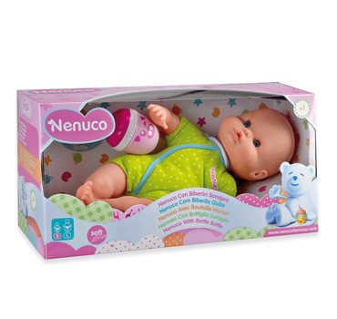 Nenuco con Biberón y Sonajero